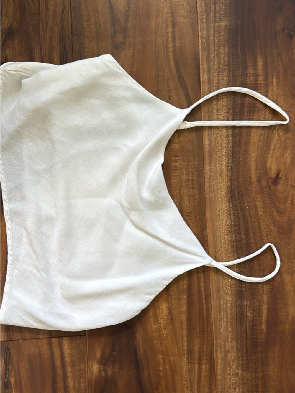 Zara White Spaghetti Strap Cami